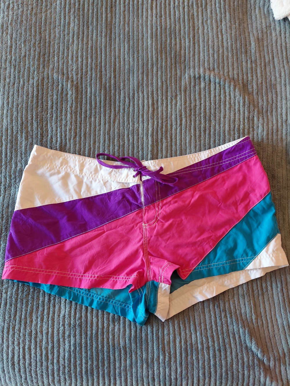 OP Ocean Pacific Sz Xl Y2k Style Vintage Colorblock Board Women's Shorts